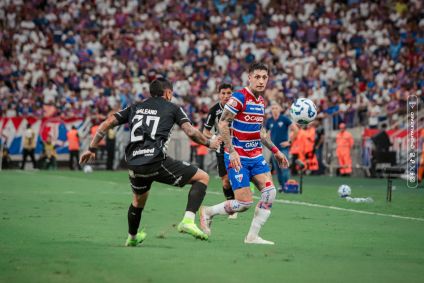 Lance de Fortaleza x Ceará, pelo Campeonato Brasileiro