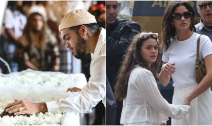 Filho e neta de Preta Gil se despedem da cantora; veja fotos