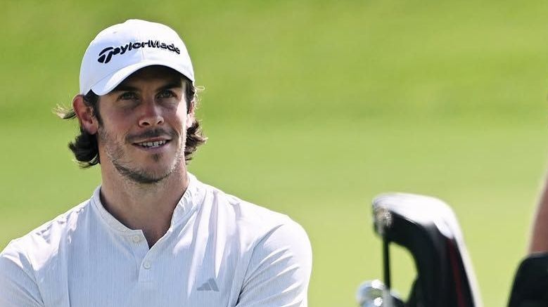 Gareth Bale jogando golfe depois da aposentadoria do futebol
