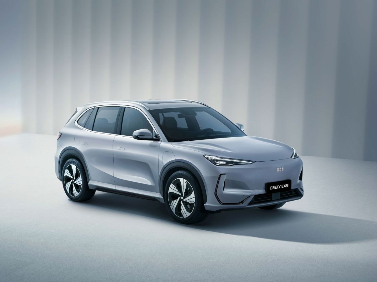 Geely EX5 SUV electrico, interior y exterior