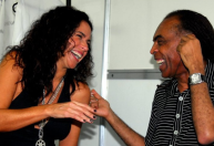 Gilberto Gil celebra aniversário de 60 anos de Daniela Mercury