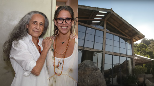 Gilda Midani e Maria Bethânia vivem em cabana em Petrópolis (RJ)