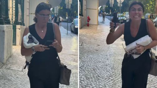 Giovanna Antonelli reage após susto de Ingrid Guimarães