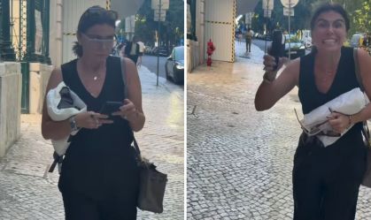 Em Portugal, Ingrid Guimarães dá susto Giovanna Antonelli; veja reação