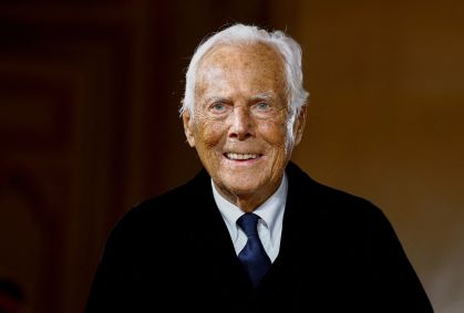 Aos 91 anos, Giorgio Armani diz que voltará aos desfiles em setembro