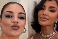 Gkay mostra encontro com Kim Kardashian em desfile da Balenciaga