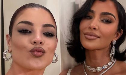 Gkay mostra encontro com Kim Kardashian em desfile da Balenciaga