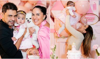 Graciele mostra Wanessa com irmã caçula em mesversário; veja