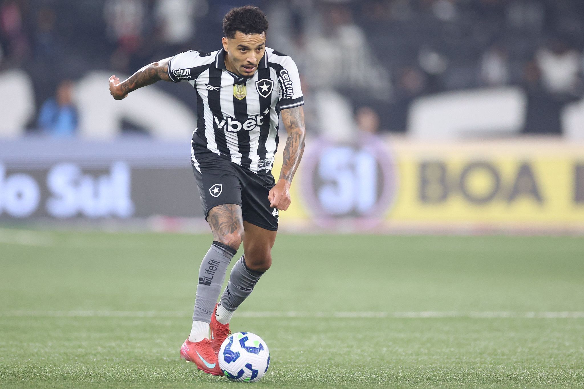Gregore na sua partida de despedida pelo Botafogo no Brasileirão