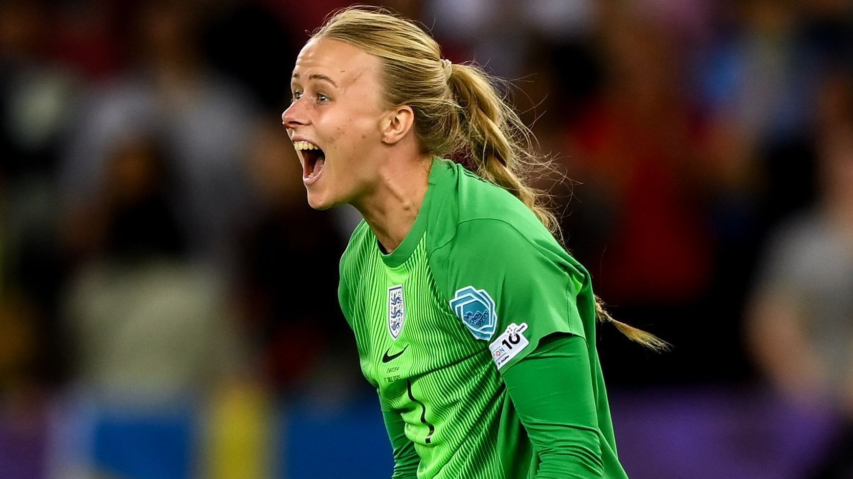 Hannah Hampton, heroína da classificação da Inglaterra à semi da Eurocopa Feminina