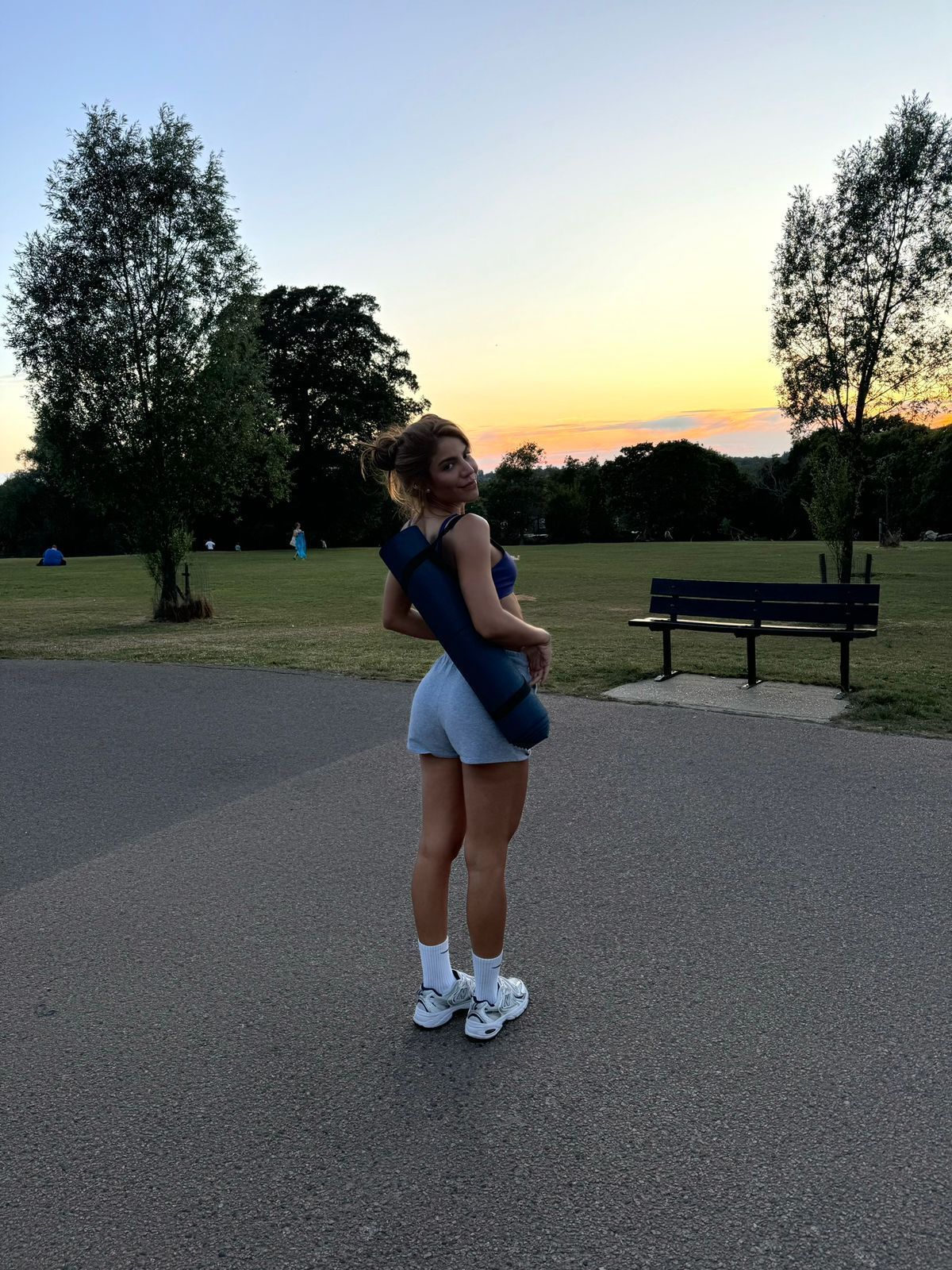 Ex-BBB Hariny Almeida no Parque Lewisham, em Londres • Arquivo Pessoal