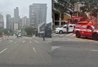 Homem cai em poço de elevador durante instalação em prédio em SP