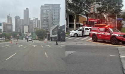 Homem cai em poço de elevador durante instalação em prédio em SP
