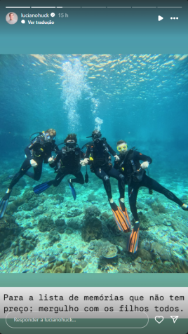 Luciano Huck mostra viagem paradisíaca com a família à Indonésia • Instagram/ Huck