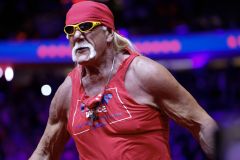ex-lutador Hulk Hogan participa de comício de Donald Trump no Madison Square Garden, em Nova York
