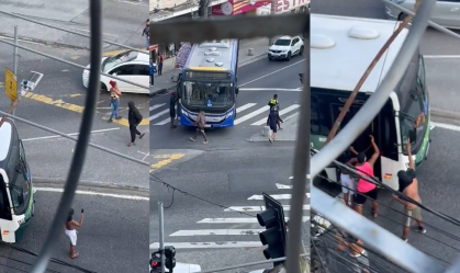 RJ: criminosos sequestram 15 ônibus que são usados como barricada contra PM