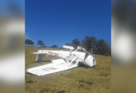 Avião faz pouso de emergência após falha no motor no interior de São Paulo