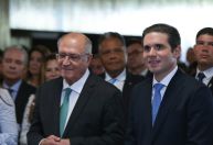 Hugo debate tarifaço com Alckmin e reforça que Câmara está “à disposição”