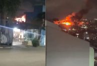 Incêndio atinge Comunidade do Sabão, em Osasco