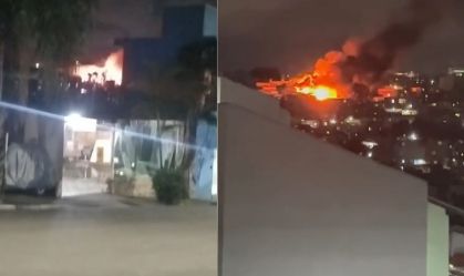 Incêndio atinge Comunidade do Sabão, em Osasco