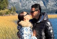 Isis Valverde posa com Marcus Buaiz em viagem luxuosa ao Chile