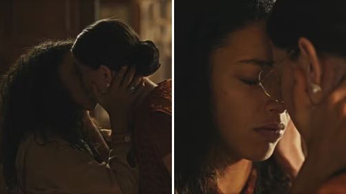 Otília (Alice Carvalho) e Jânia (Alinne Moraes) em "Guerreiros do Sol"