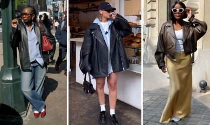 Jaqueta de couro é peça curinga no inverno; veja inspirações fashionistas