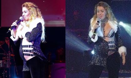 Joelma relembra shows durante gravidez: "Companhia nos palcos"