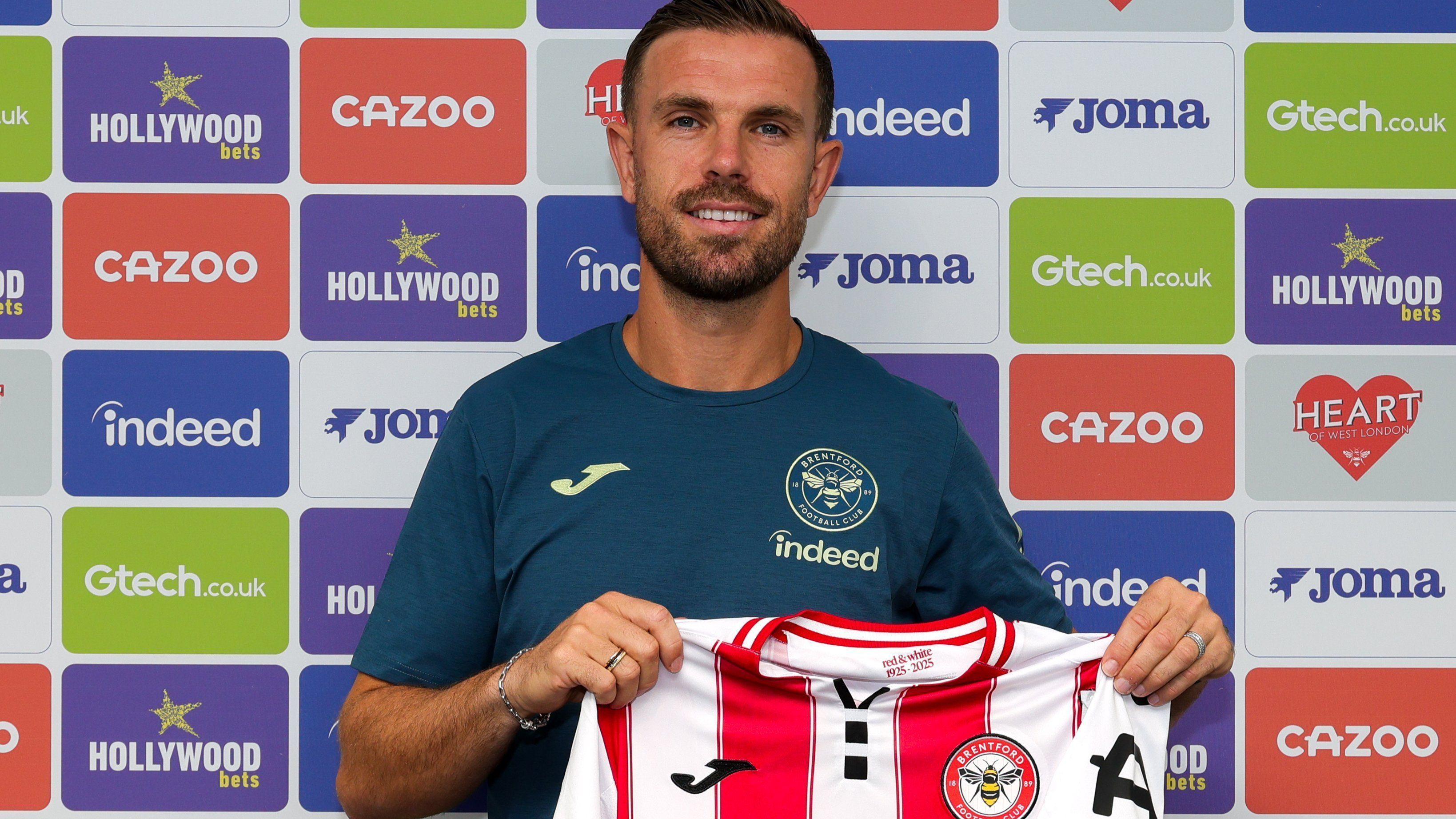Jordan Henderson, novo reforço do Brentford