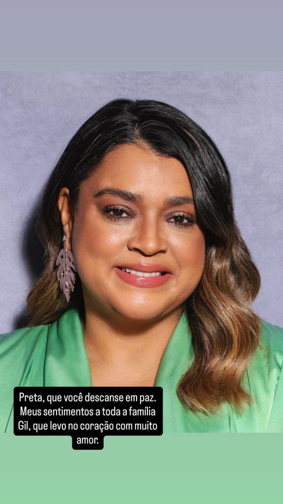 Homenagem de Jorge Ben Jor após a morte de Preta Gil