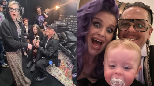 Kelly e Sid Wilson se conhecem há mais de 25 anos e tem um filho Sidney, que nasceu em 2022