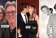 Kevin Bacon entra em trend e resgata fotos do início com Kyra Sedgwick