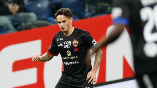 Khellven em ação pelo CSKA Moscou