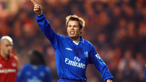Graeme Le Saux em partida do Chelsea disputada em 2002