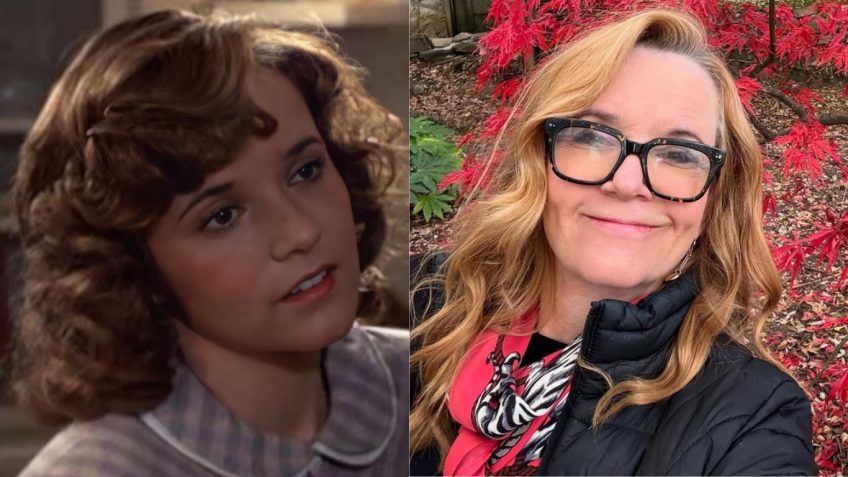 Lea Thompson deu vida à Lorraine Baines-McFly • Foto 1: Reprodução/IMDB | Foto 2: Instagram/Lea Thompson