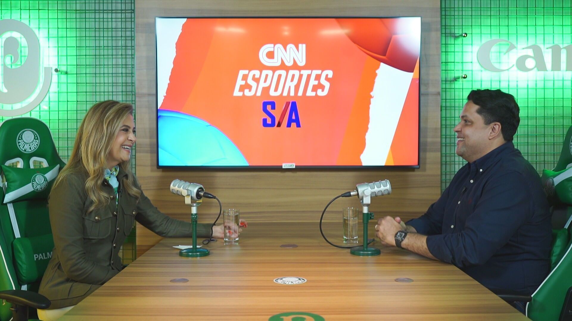 Leila Pereira no 100º CNN Esportes S/A