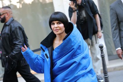 Lisa Rinna na Semana de Alta-Costura de Paris