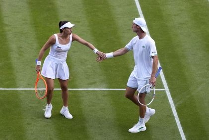 Luisa Stefani e Joe Salisbury ficaram com o vice-campeonato das duplas mistas em Wimbledon