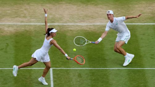 Luisa Stefani e Joe Salisbury ficaram com o vice-campeonato das duplas mistas em Wimbledon