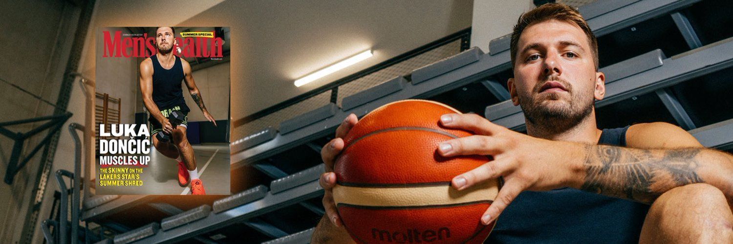 Luka Doncic é capa da revista "Men's Health" em agosto
