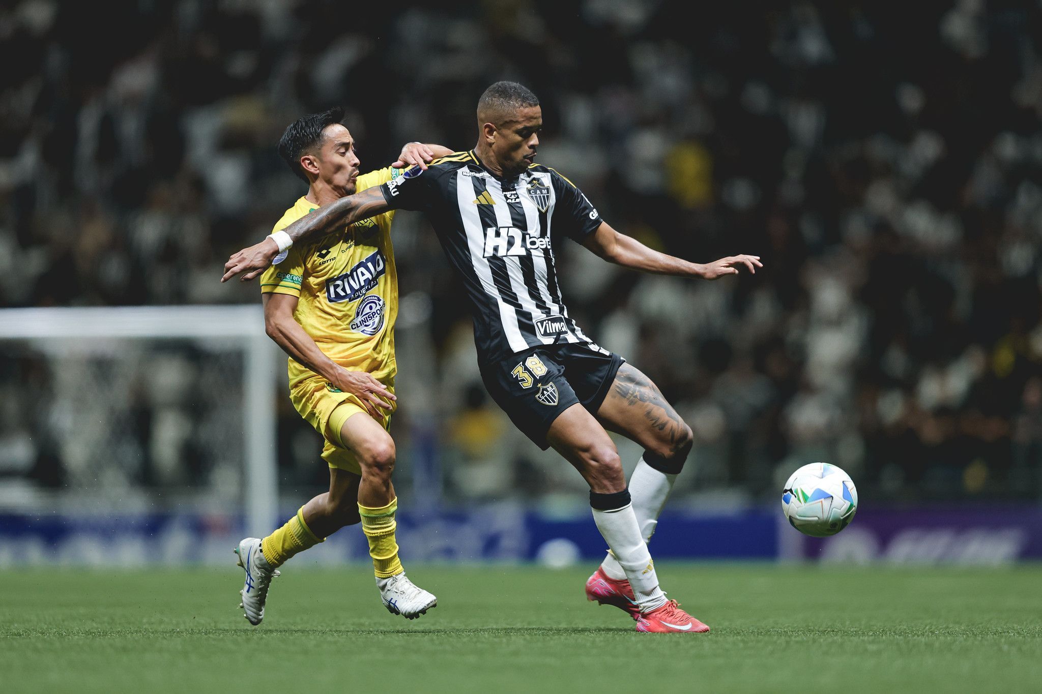Lance de Atlético-MG x Atlético Bucaramanga, pela Copa Sul-Americana