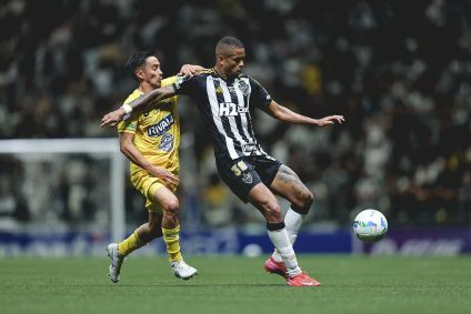 Lance de Atlético-MG x Atlético Bucaramanga, pela Copa Sul-Americana