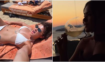 Maisa posa em paraíso na Grécia após fim de "Garota do Momento"