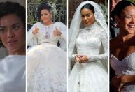 "Vale Tudo": veja todos os vestidos de Fátima na maratona de casamento