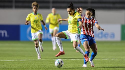 Marta em campo pela Copa América Feminina