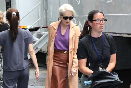 Meryl Streep aparece pela 1ª vez em gravações de "O Diabo Veste Prada 2"