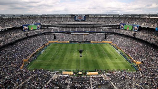 Metlife Stadium antes da final do Mundial de Clubes entre Chelsea e PSG