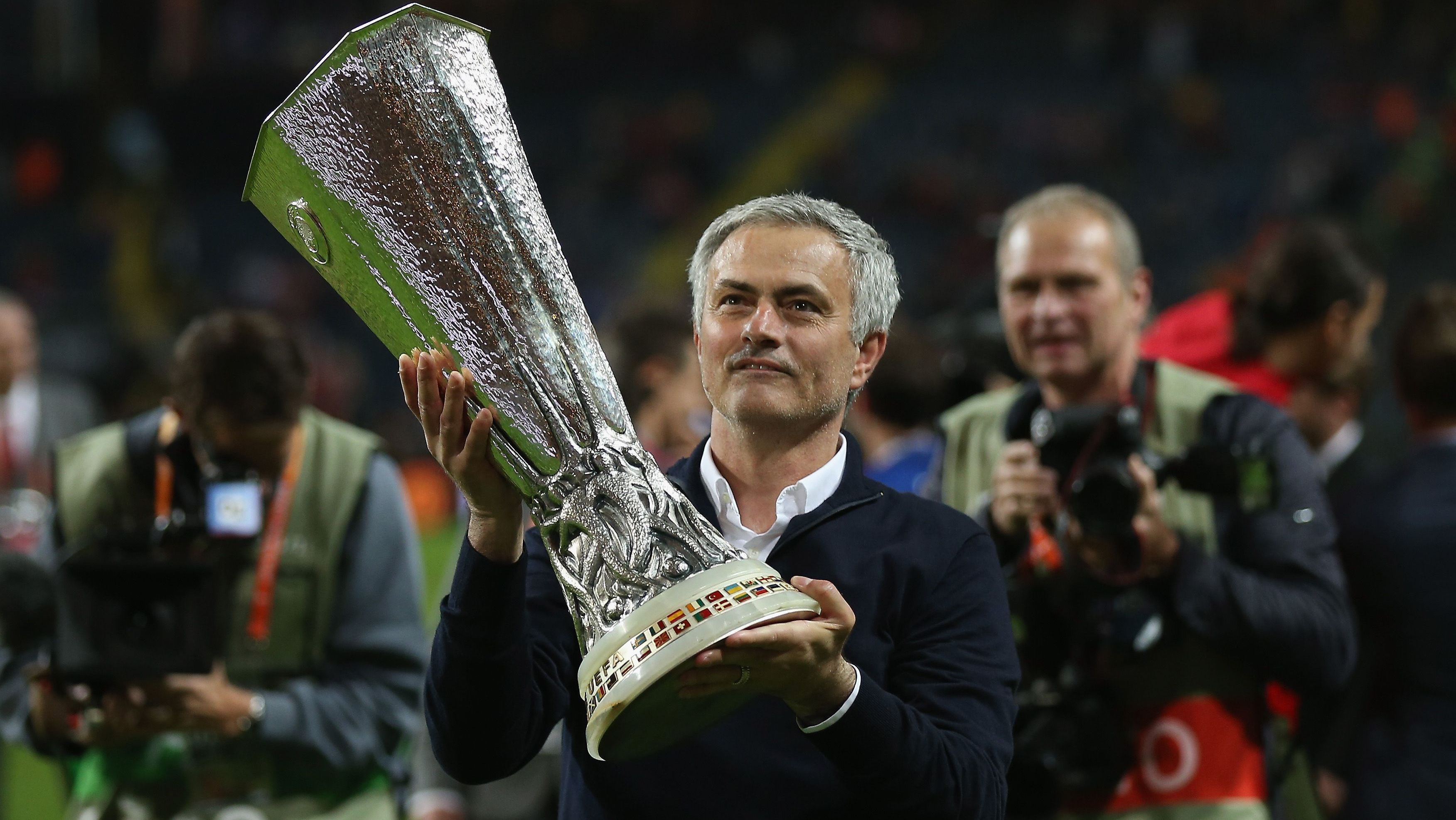 Mourinho venceu a Europa League com o Manchester United em 2017