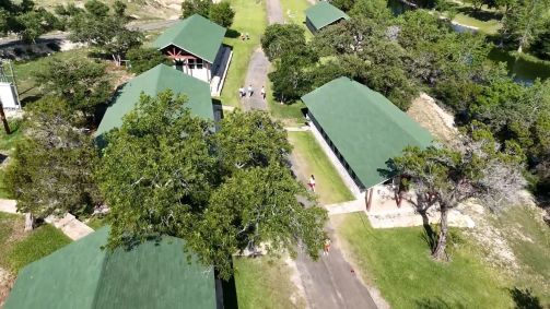 Alojamentos no Camp Mystic, um acampamento para meninas no Texas