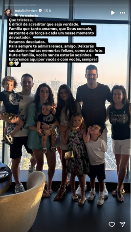 Publicação da esposa de Alisson no Instagram • Reprodução/Instagram